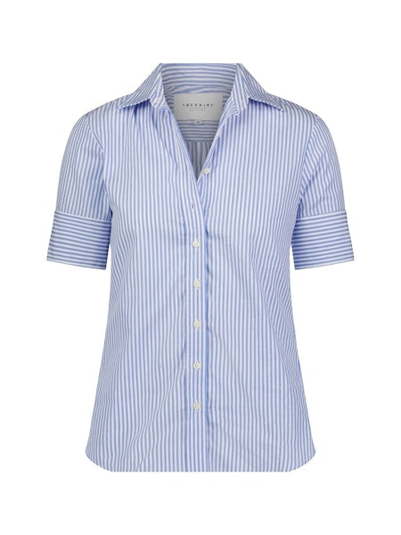 THE SHORT SLEEVE SHIRT-BLUE