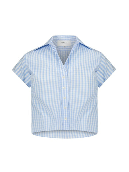 THE BOXY SHORT SLEEVE CROPPED SHIRT