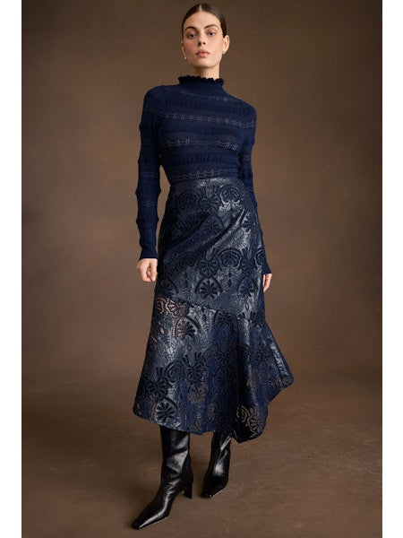 CASEY SKIRT-NAVAL