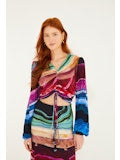 PRECIOUS GEMS MULTICOLOR LONG SLEEVE TOP