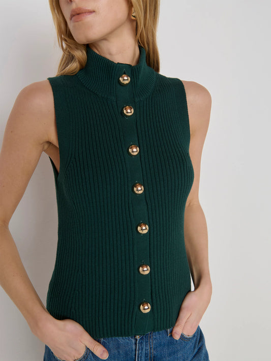 IRA SWEATER VEST-GARDEN