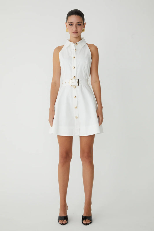 MEREDITH DRESS - WHITE