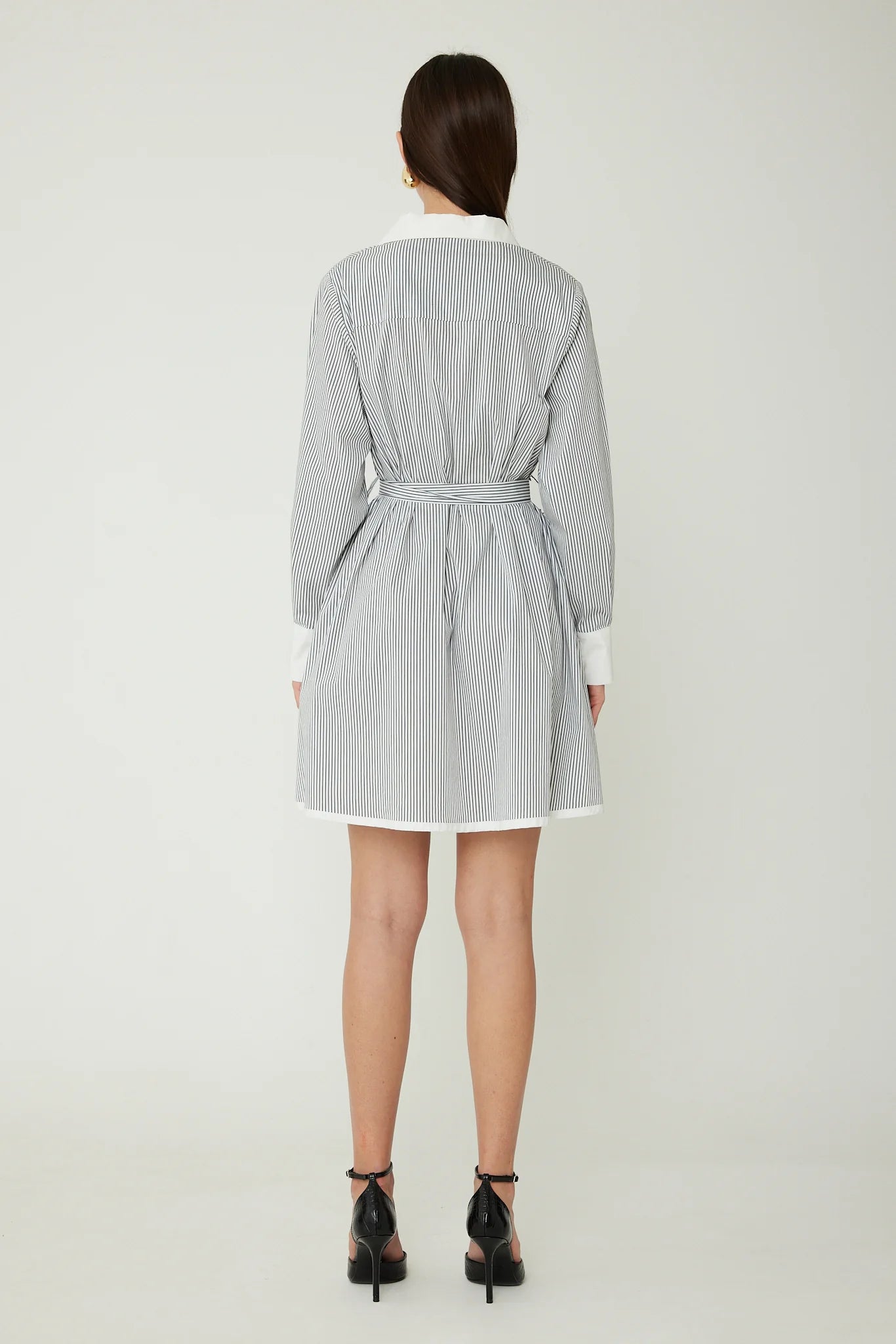 SABINA - All Cotton Striped Dress