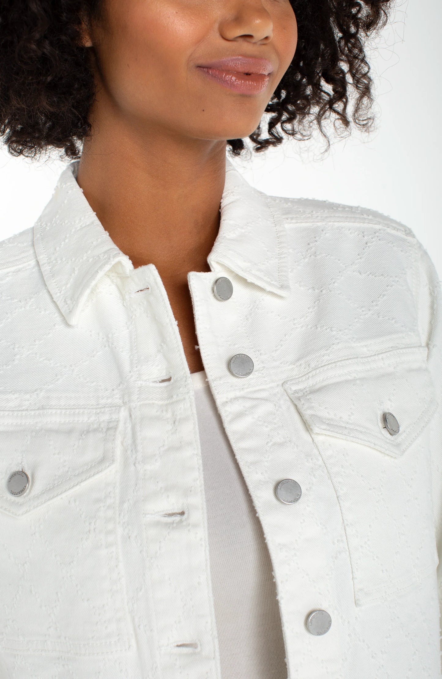 CROPPED JACKET W BRACELET LENGTH CUFFED SLEEVE