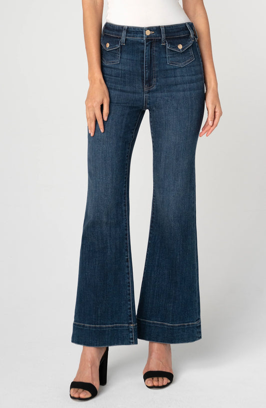 HANNAH HR FLARE PATCH PKTS AND PINTUCKS