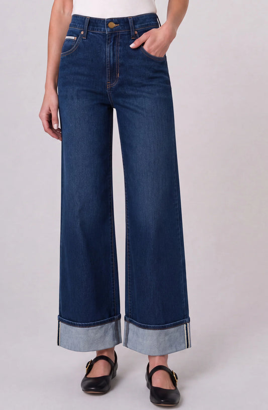 SELVEDGE MORGAN CUFFED WIDE LEG