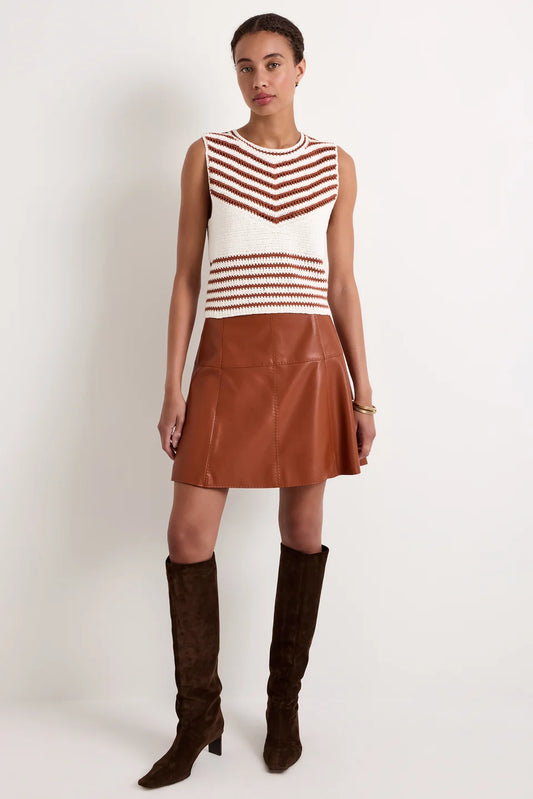 CRAWFORD SKIRT - BISQUE