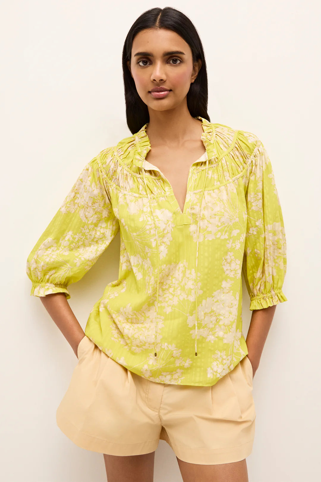 FINLEY TOP - HONEYSUCKLE
