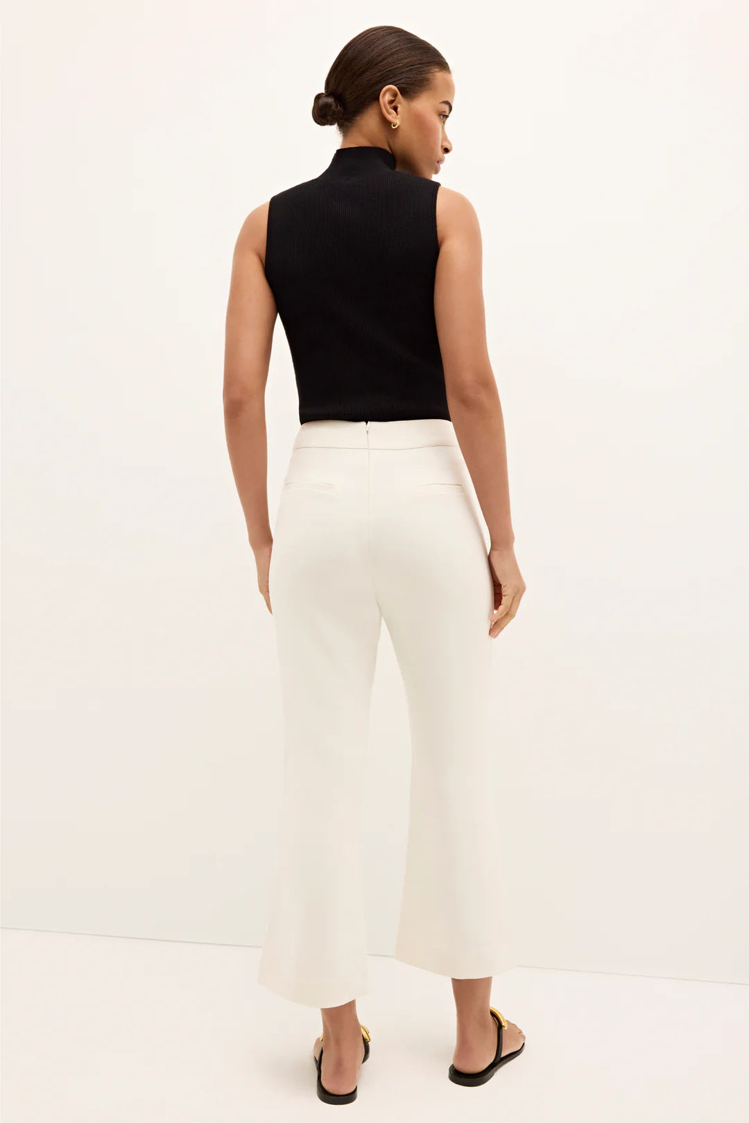 MIA CROP PANT - BONE