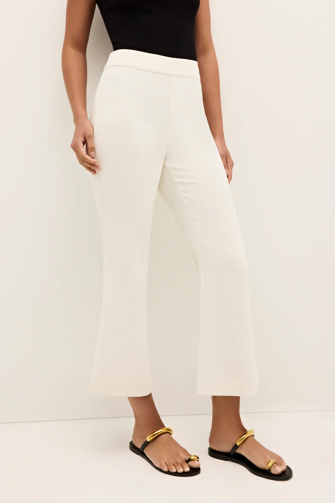 MIA CROP PANT - BONE