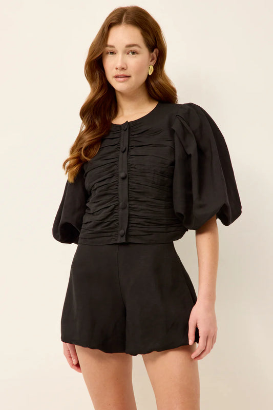 ROWAN TOP - BLACK