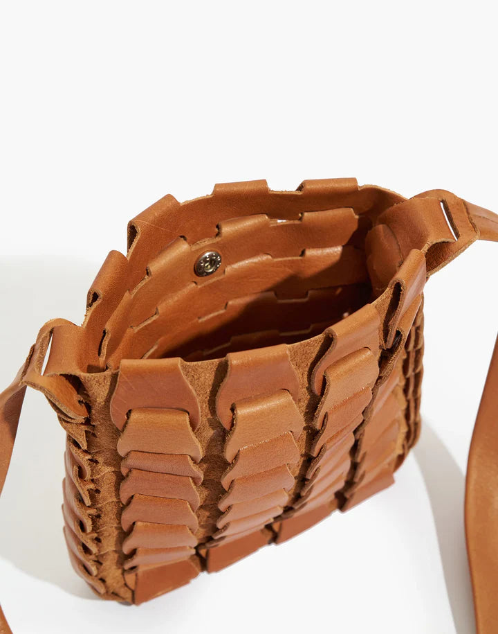 MINI BASKET BAG - TOBACCO