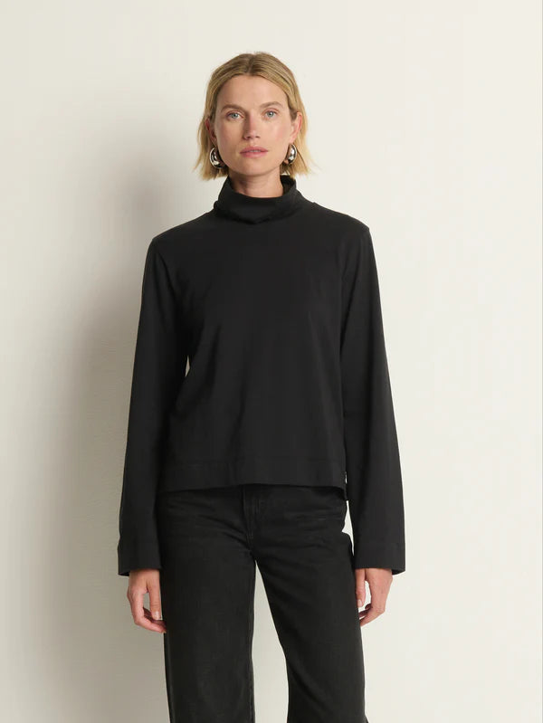 NEO MOCK NECK - JET BLACK