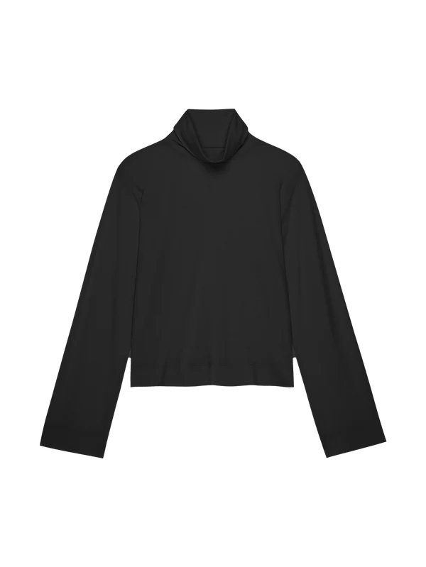 NEO MOCK NECK - JET BLACK