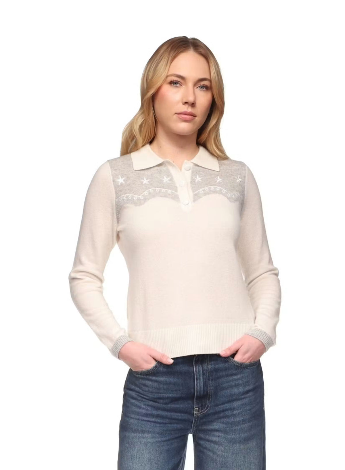 WILLOW WESTERN POLO SWEATER