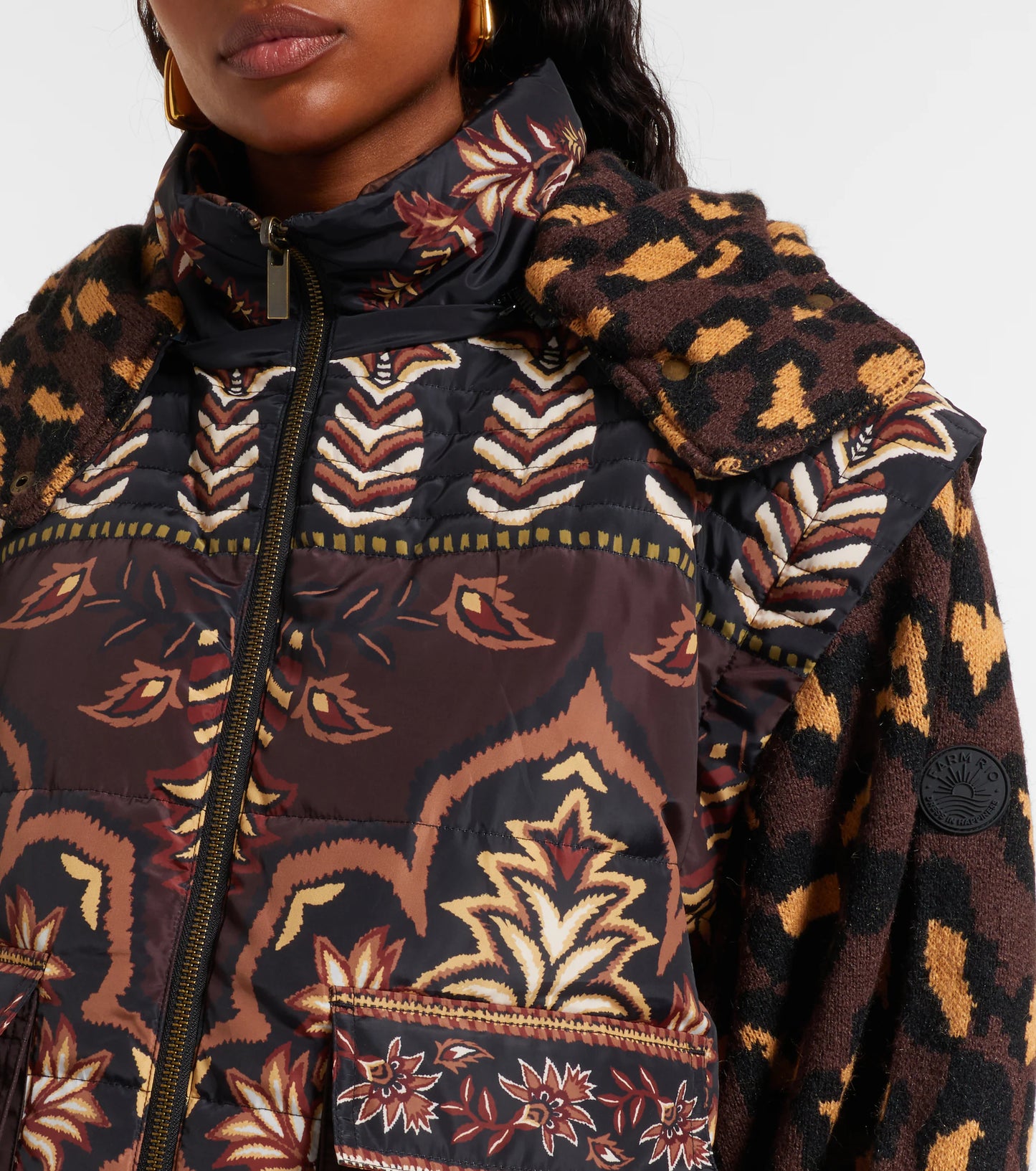 WINTER AINIKA BROWN PUFFER JACKET