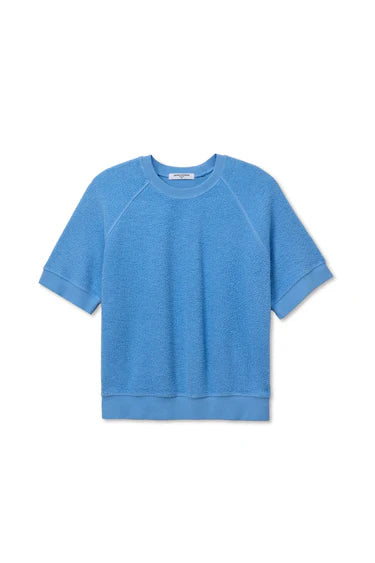KENNEDY FLEECE SHORT SLEEVE-PACIFIC BLUE