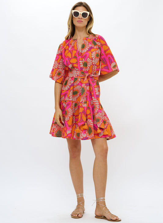 RAGLAN BELTED MINI - UMBRIA PINK