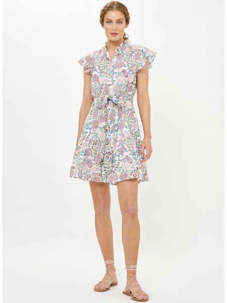 RUFFLE COLLAR BUTTON MINI