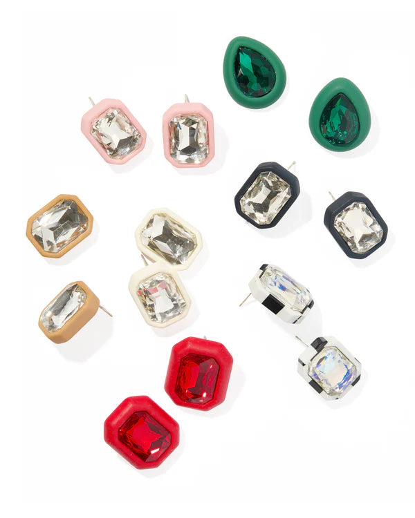 EVA STATEMENT EARRING - GREEN