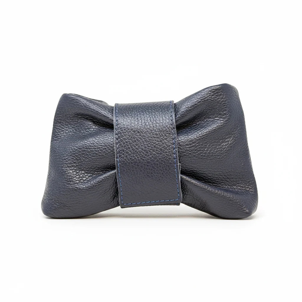 ITALIAN LEATHER CLUTCH, TOP HANDLE AND CROSSBODY BAG