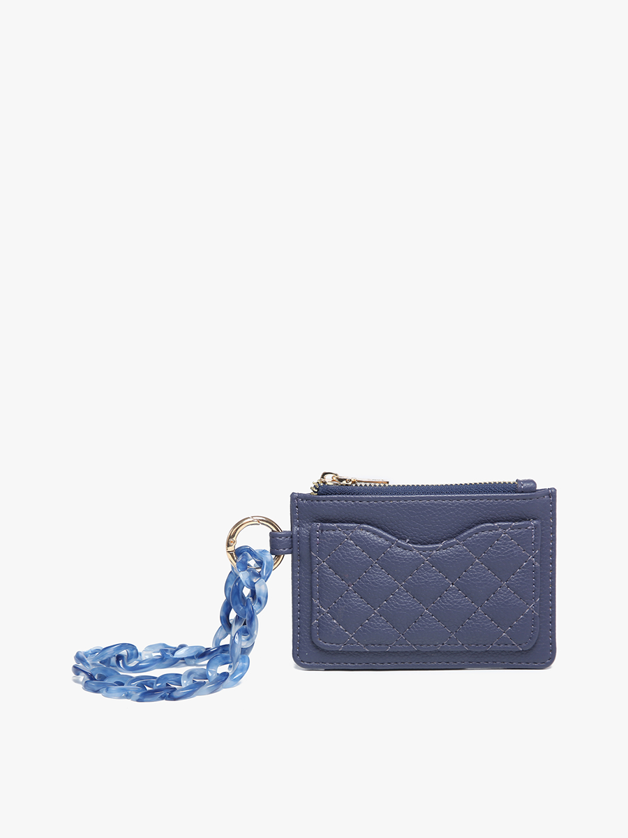 Rhodes Wallet with Acrylic Wrist Strap