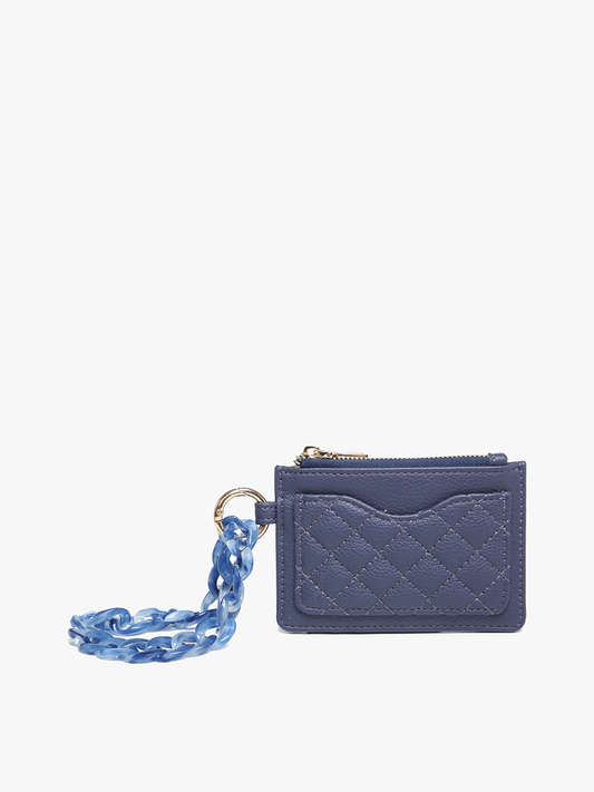 Rhodes Wallet with Acrylic Wrist Strap