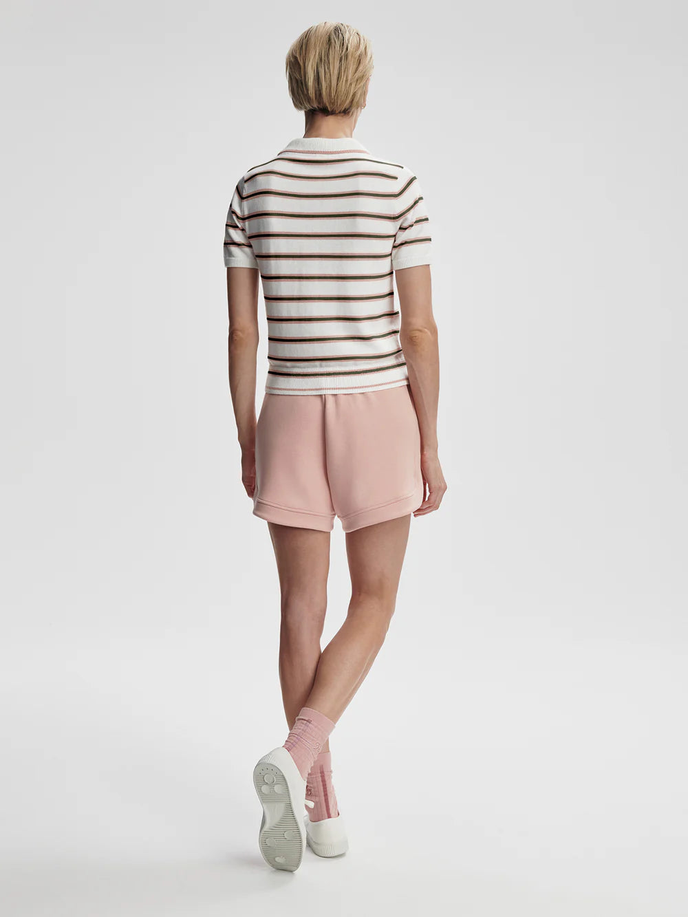 FAUSTINE BUTTON NECK POLO