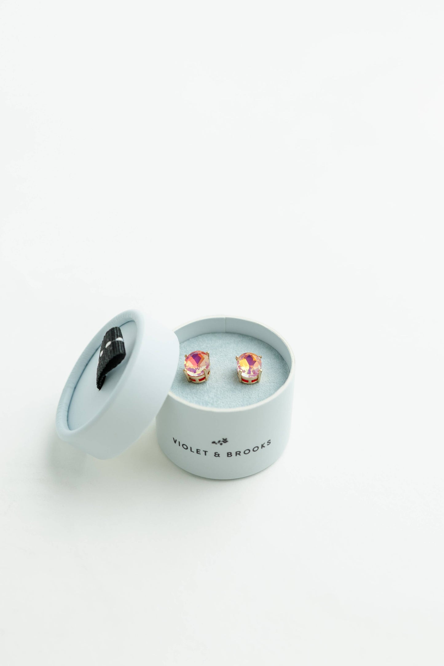 Crystal Powder Boxed Earring