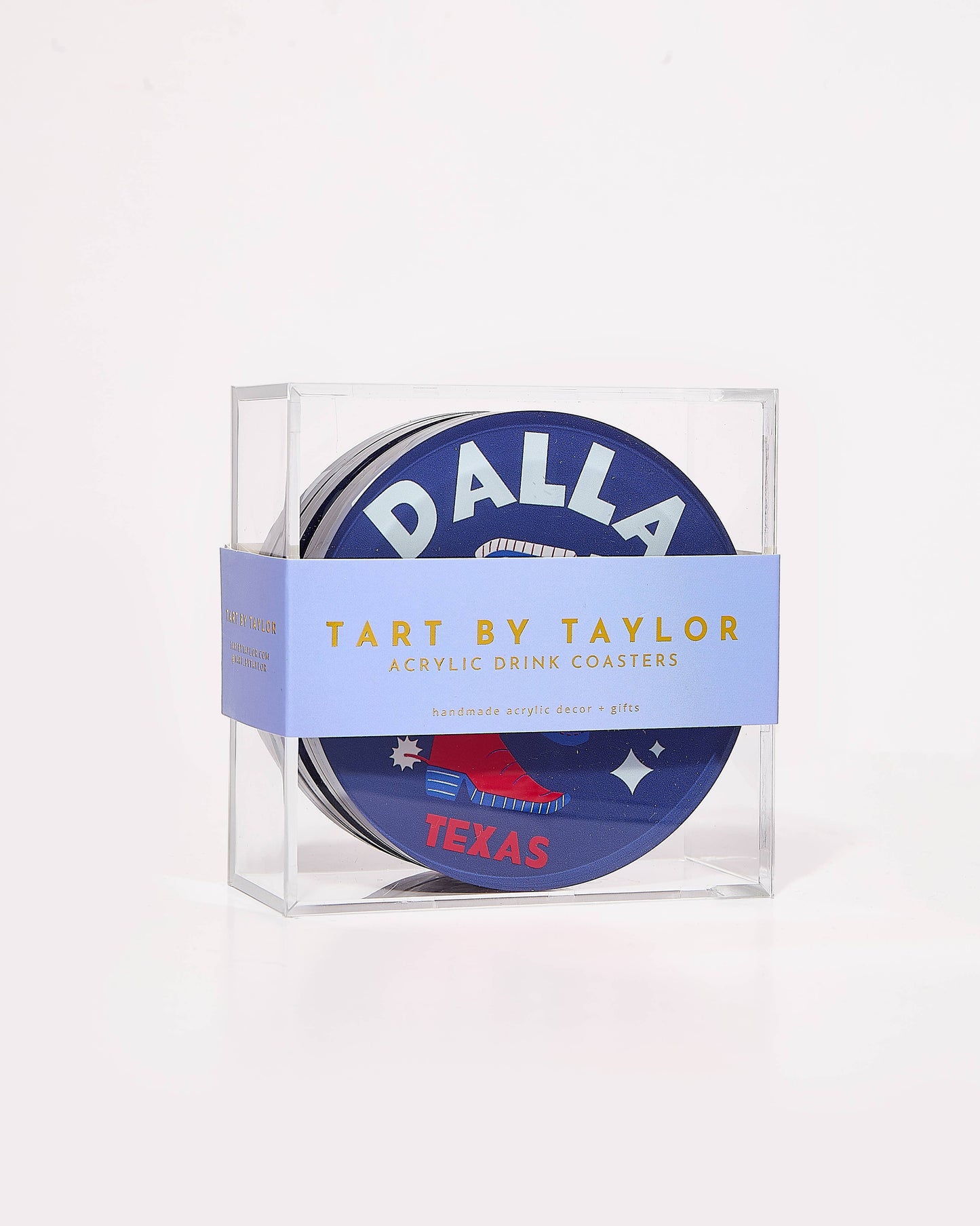 Dallas, Texas Acrylic Drink Coaster