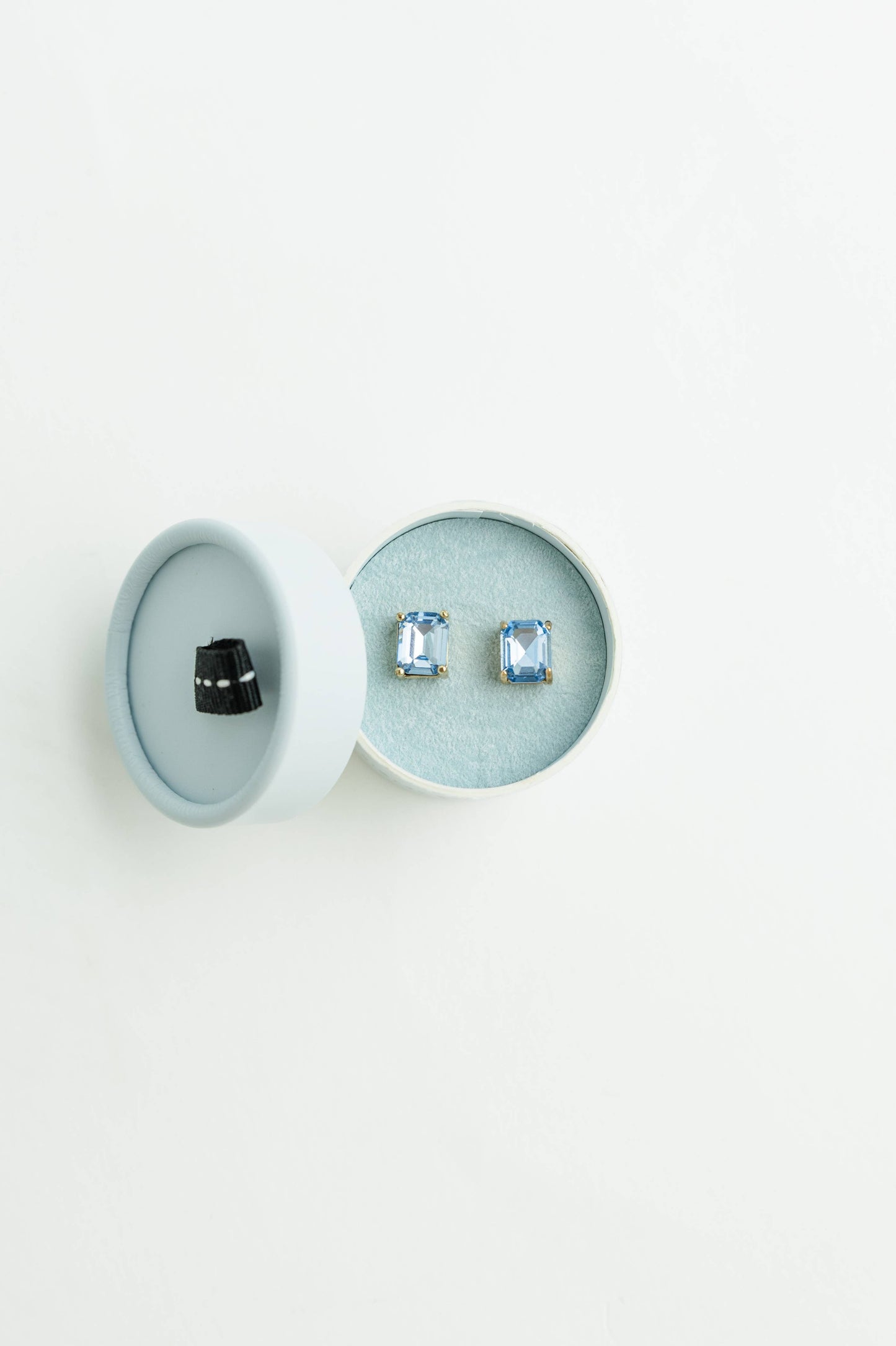 Crystal Powder Boxed Earring
