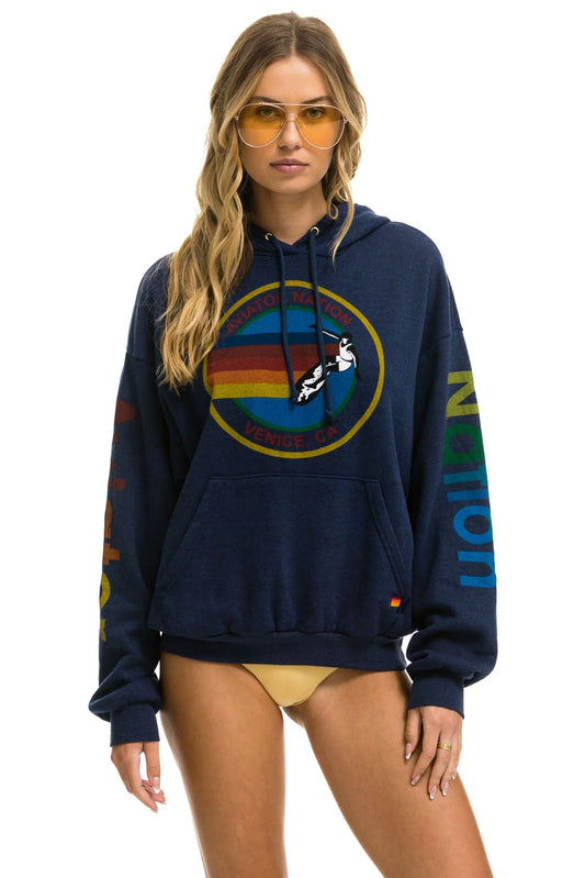 AVIATOR NATION-PULLOVER HOODIE RELAXED-NAVY