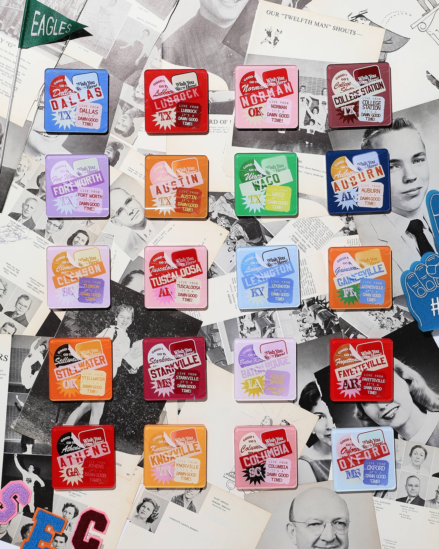Columbia, MO Coasters | Tailgate Collection