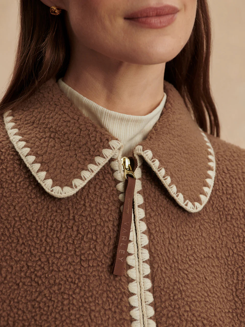 RUIKO ZIP THROUGH FLEECE