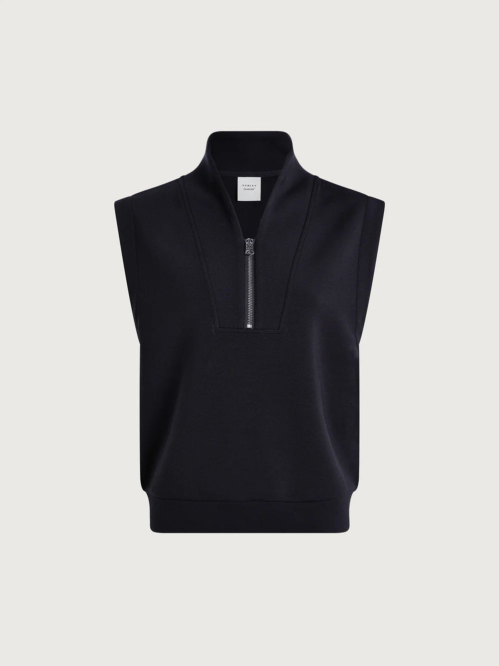 LORETTA HALF ZIP - BLACK