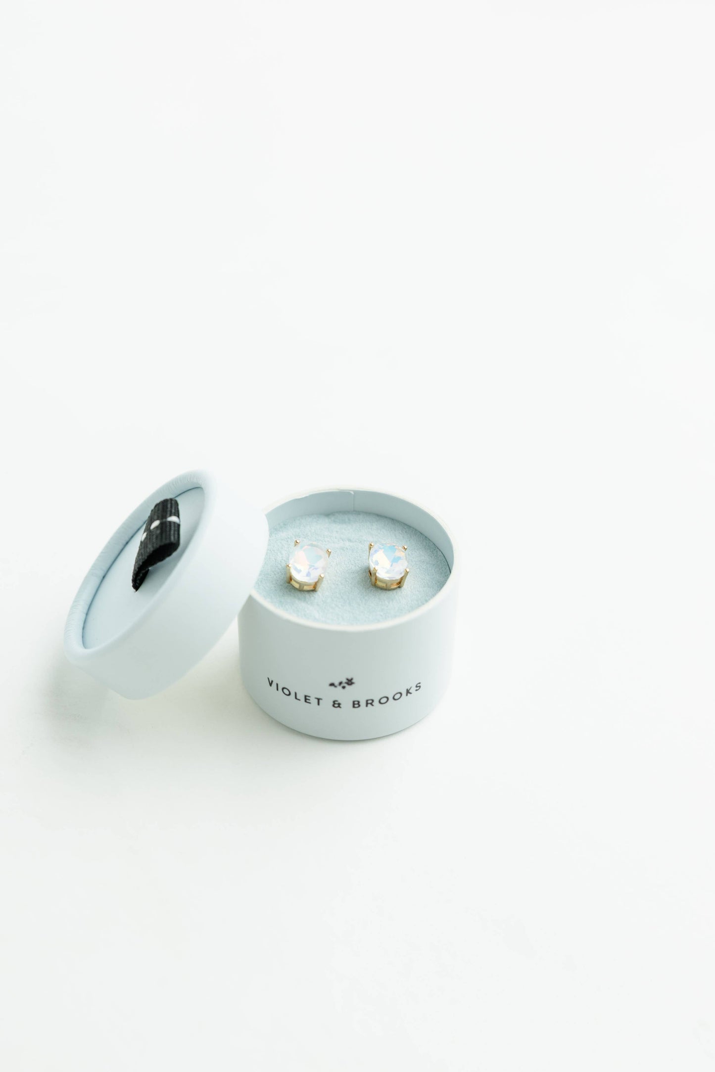 Crystal Powder Boxed Earring