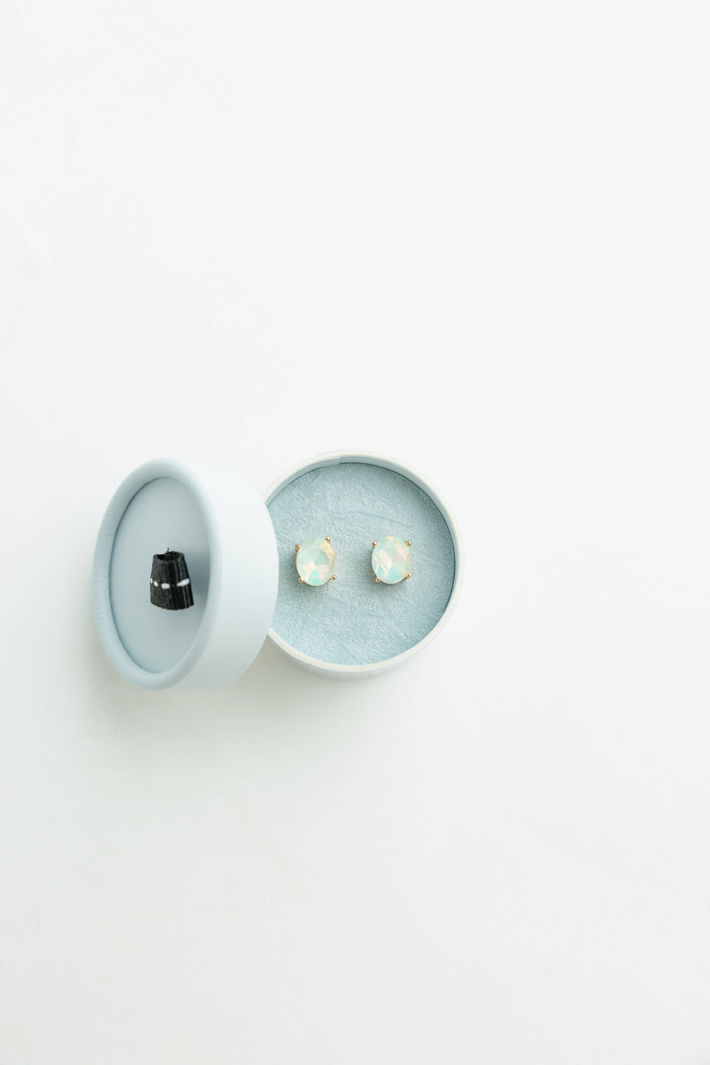 Crystal Powder Boxed Earring