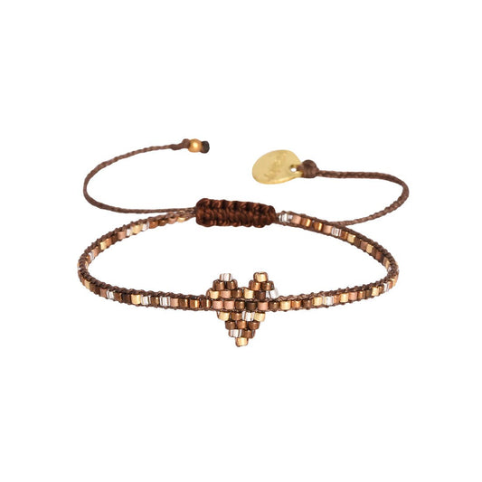 Heartsy Row Brown