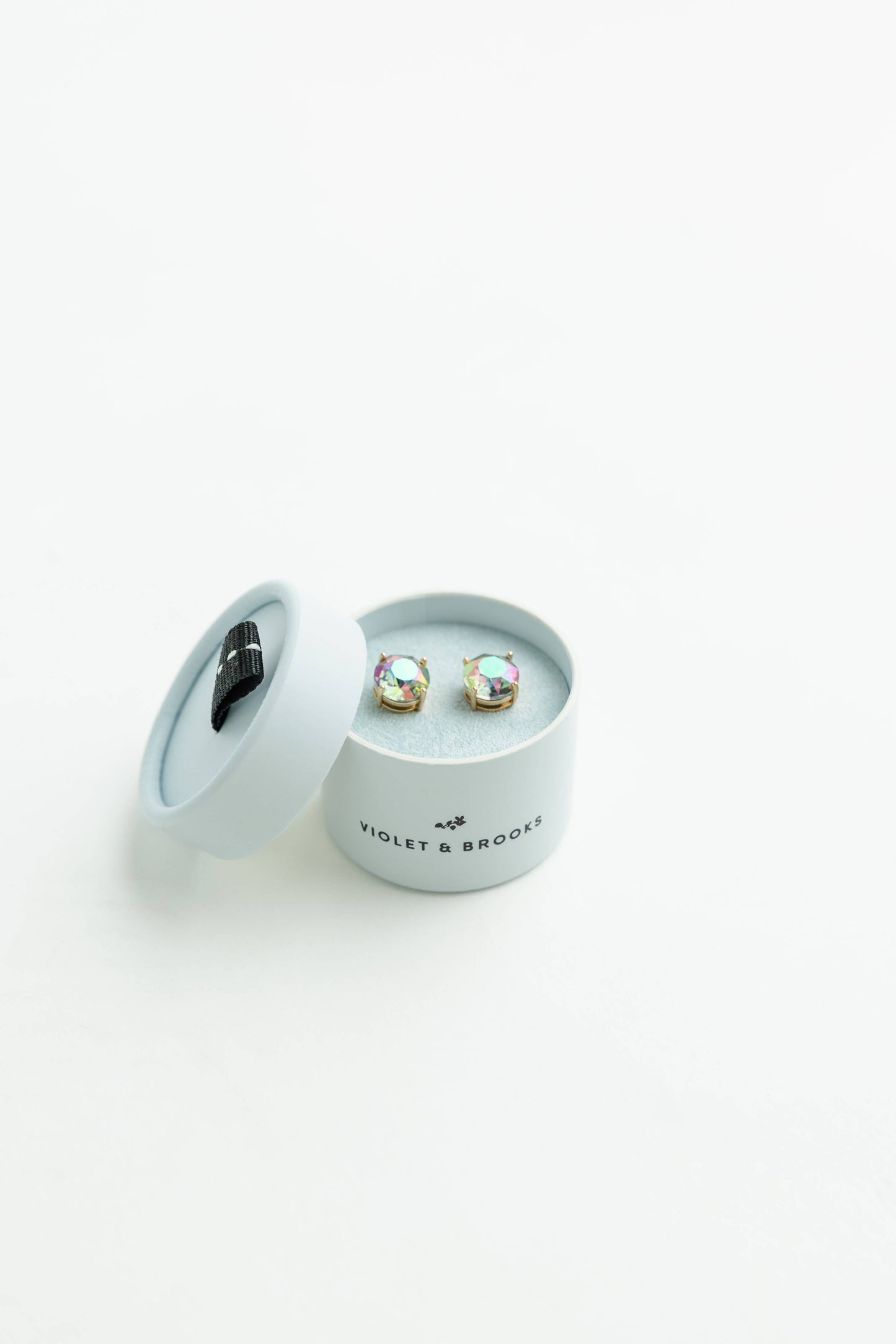 Crystal Powder Boxed Earring