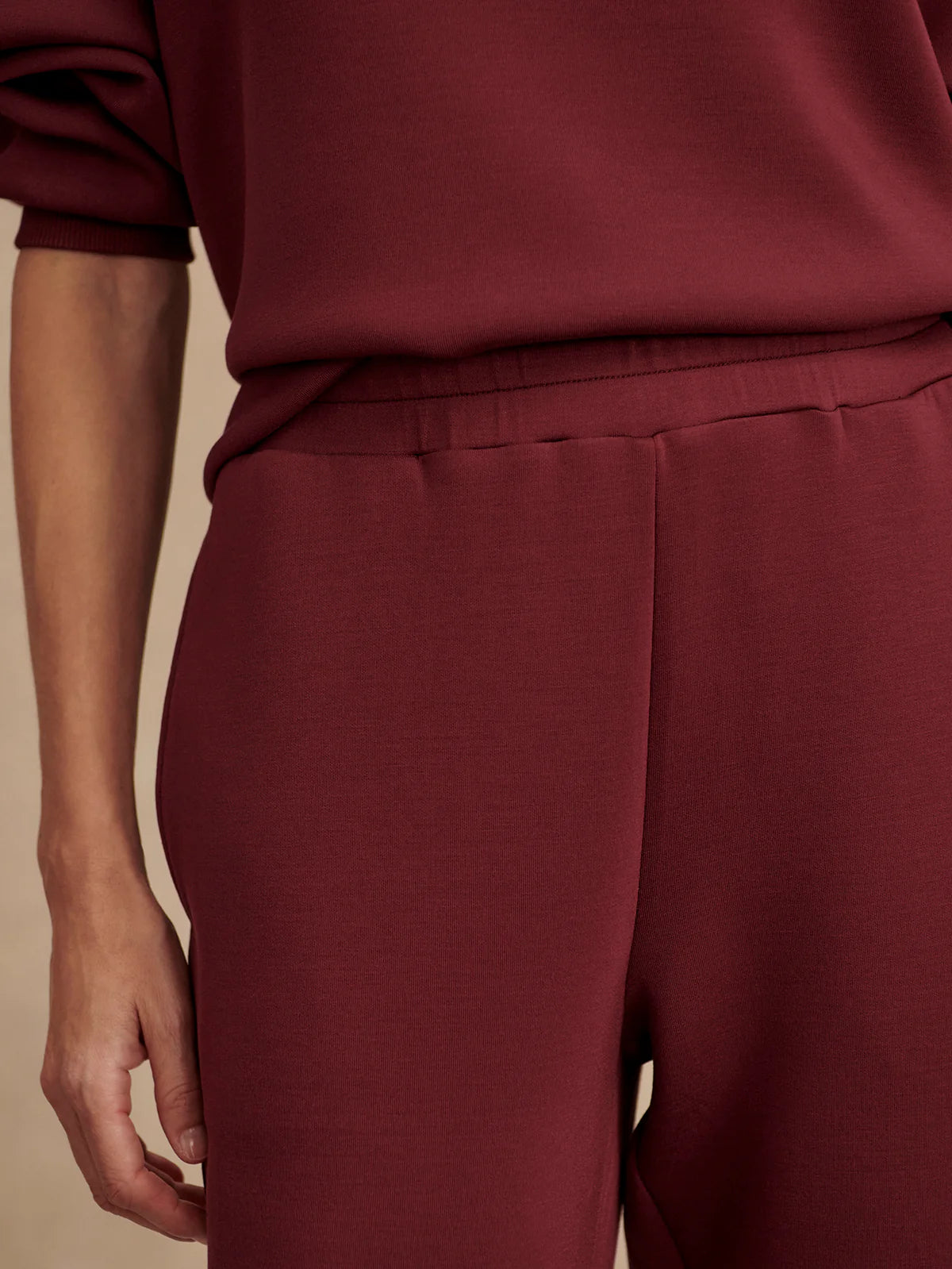 THE SLIM CUFF PANT 25" - NEW MAROON