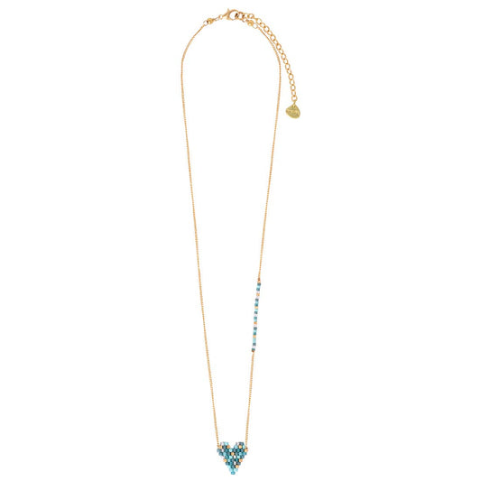 Heartsy Blue Necklace