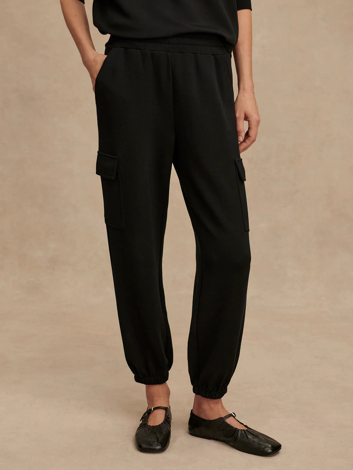 CARGO PANT 27.5" - BLACK