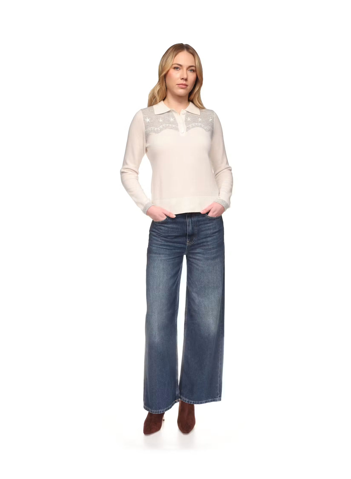 WILLOW WESTERN POLO SWEATER