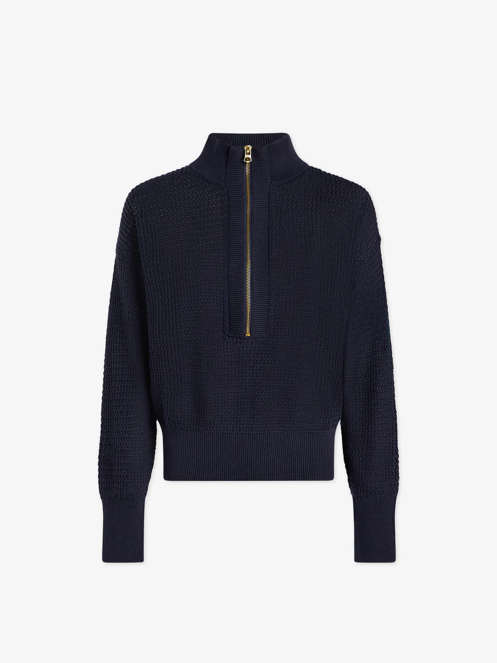 AURORA HALF ZIP KNIT - NAVY