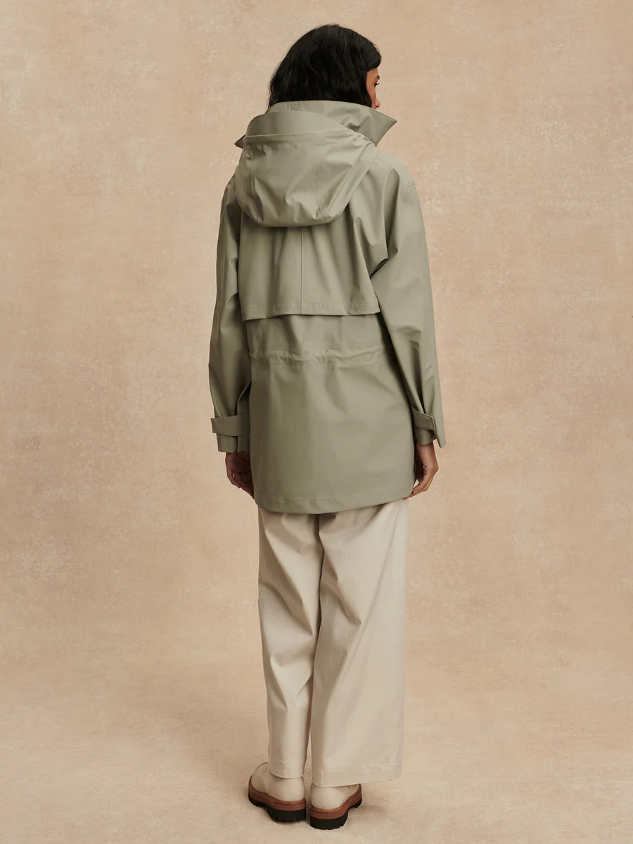 Alyssa Rain Jacket - Forest Fog