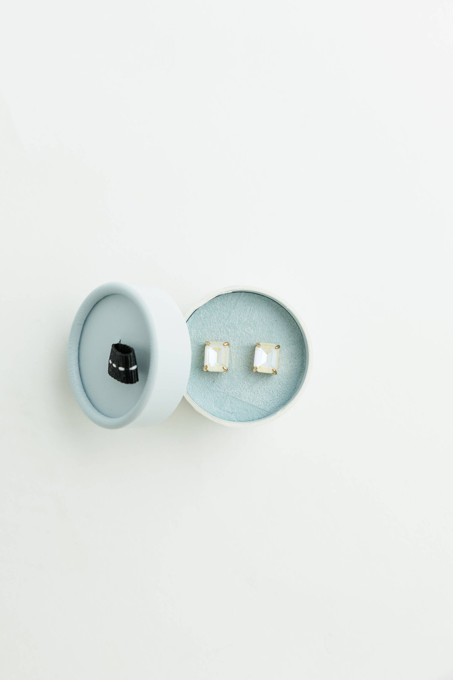 Crystal Powder Boxed Earring