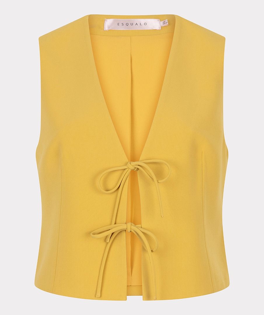 BOWS VEST WITH TIES