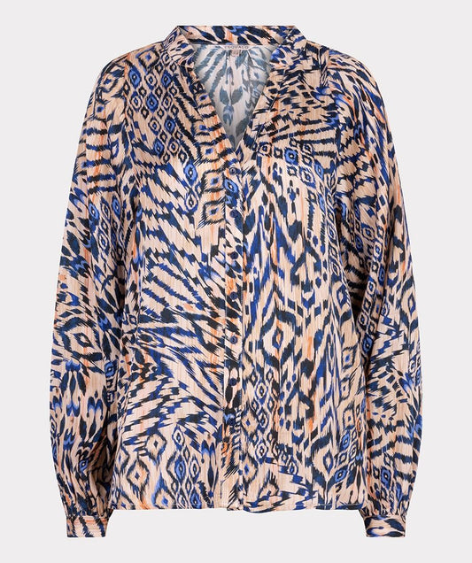 FLOW PRINT BLOUSE