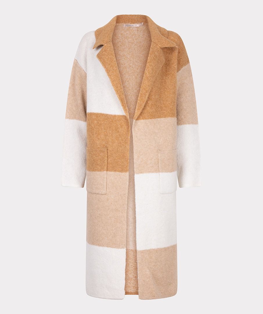 LONG BLOCKS CARDIGAN