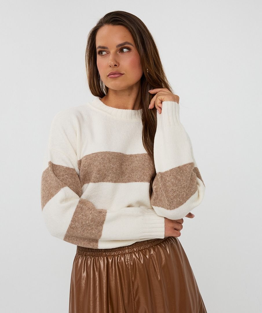STRIPED SWEATER MELANGE